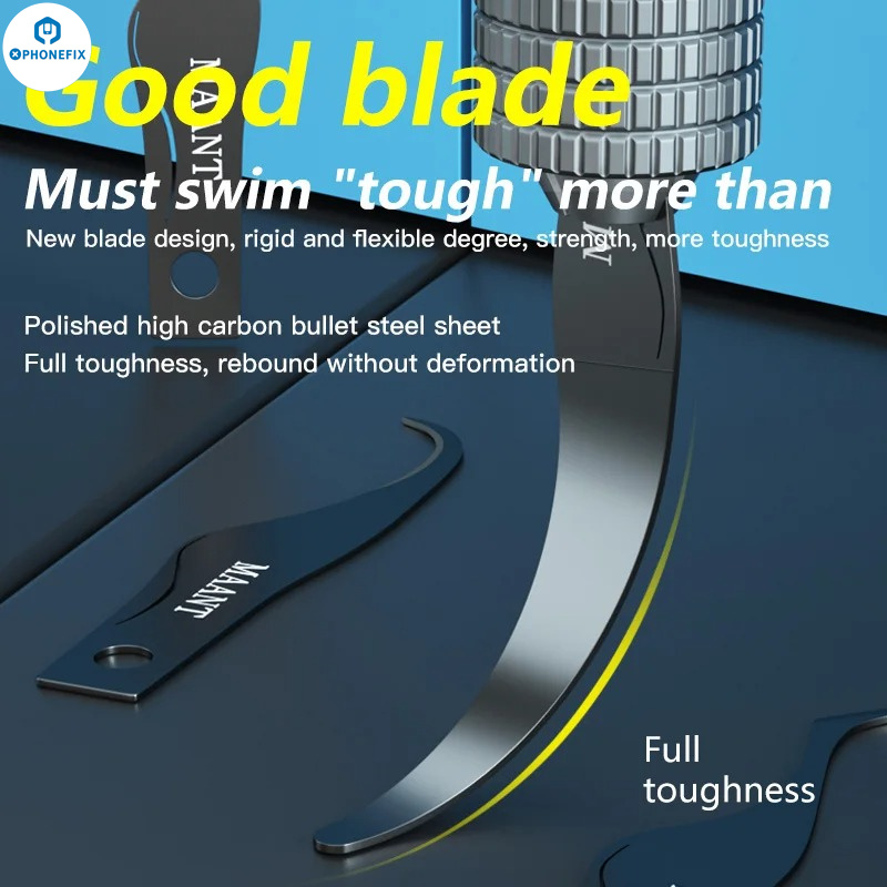 Maant Hand Polished Elastic Blade Professional Glue Removal Knife IC Pad Cleaning Brush BGA IC CHIP Edge Adhesive Removal Tools
