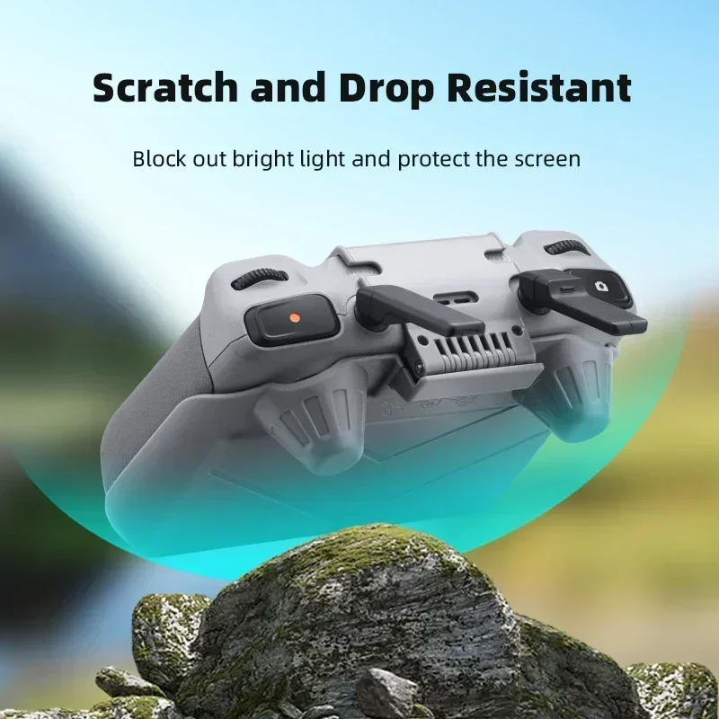 BRDRC Sun Hood Screen Protector Shell for DJI NEO/Flip/Mini 4 Pro/Air 3S Full Screen Protection for RC 2 Remote Controller