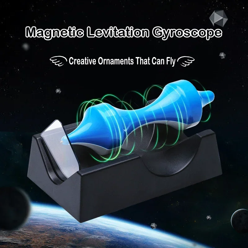 Giocattolo artigianale rotante a levitazione magnetica a movimento perpetuo Novità Decorazioni per la casa Nessuna batteria necessaria Esperimento scientifico educativo