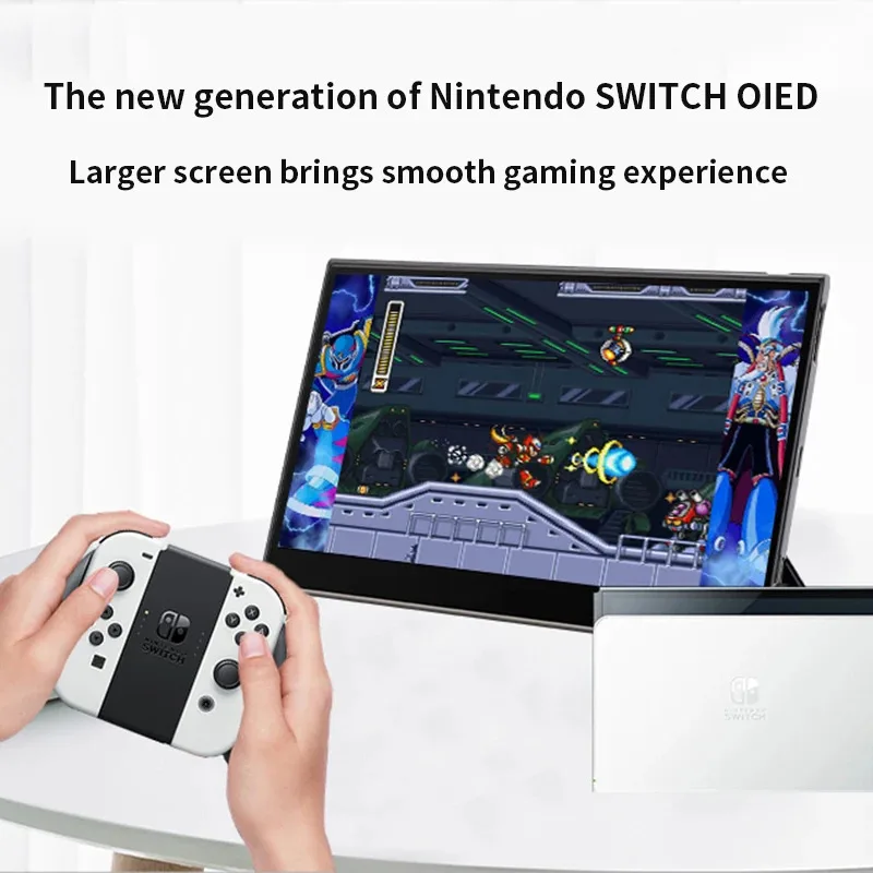 Super Thin OLED Panel FHD 1920*1080 Screen 13.3'15.6'inch Portable Gaming Monitor With TYPE HDM-i For Laptop Desktop Smart Phone