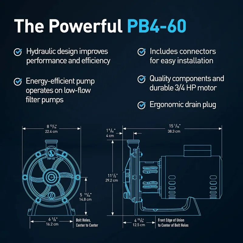 Polaris PB4-60 Booster Pump with 60-Hertz Motor