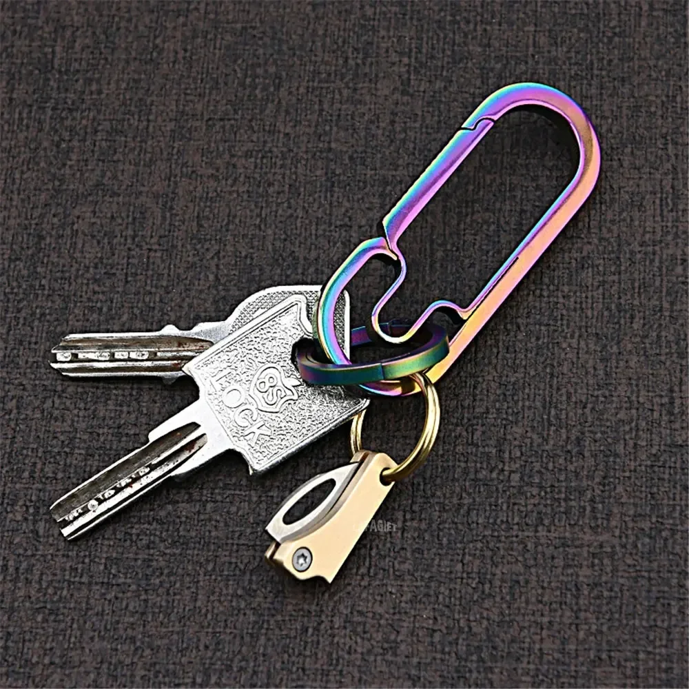 Multi-functional Brass Magnetic Knife Sharp Pocket Key Chain Open Courier Tool Mini Durable Small Portable Outdoor Box Opener