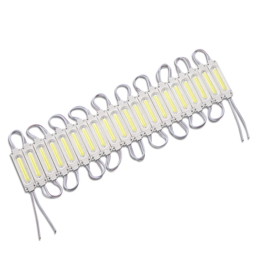 10pcs/lot injection with lens COB LED module waterproof LED back light backlight for sign channel letter DC12V 2W IP68