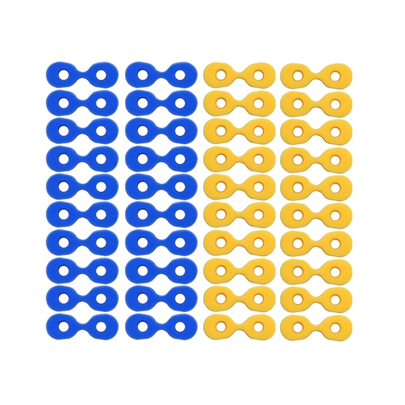 40Pcs Dental Wedge Matrix Matrices Tooth Seperator Elastic Rubber Fixing Wedges 2.0/2.5 MM Fit Into Any Interdental Space