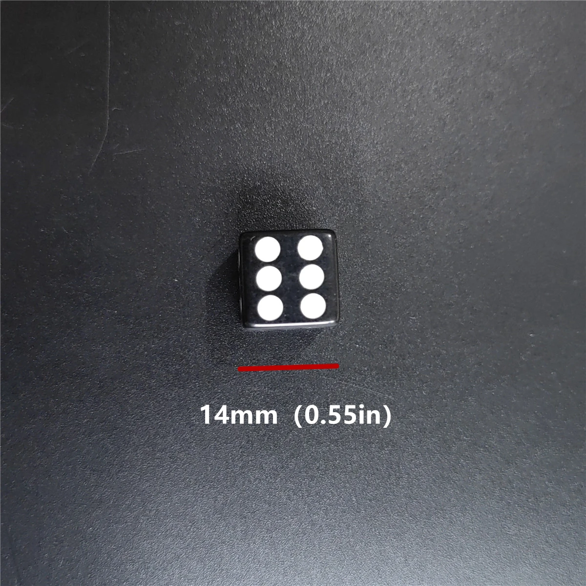 10 ピース/セット 14 ミリメートル/0.63 インチアクリル六面標準サイコロテーブルゲーム、パーティー、クラブボードゲーム用