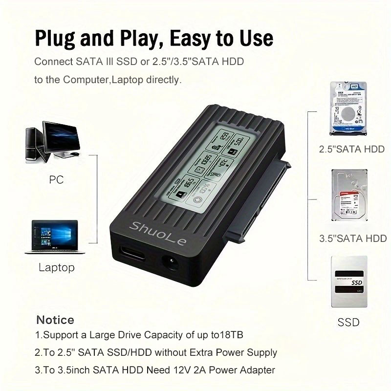 USB-SATAアダプタコンバータケーブル,ハードドライブ,外部アクセサリ,SSD, HDD, 2.5インチ,3.0