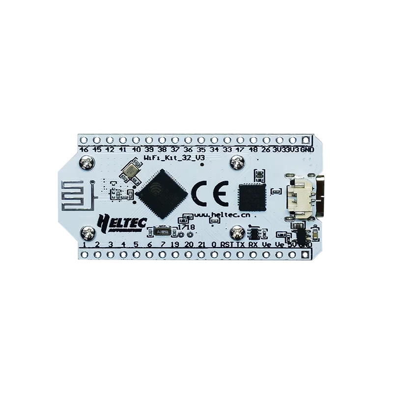 Heltec ESP32 WiFi Kit 32 (V3) Placa de desarrollo Pantalla OLED azul de 0,96 pulgadas Internet de las cosas para Arduino con disipador de calor