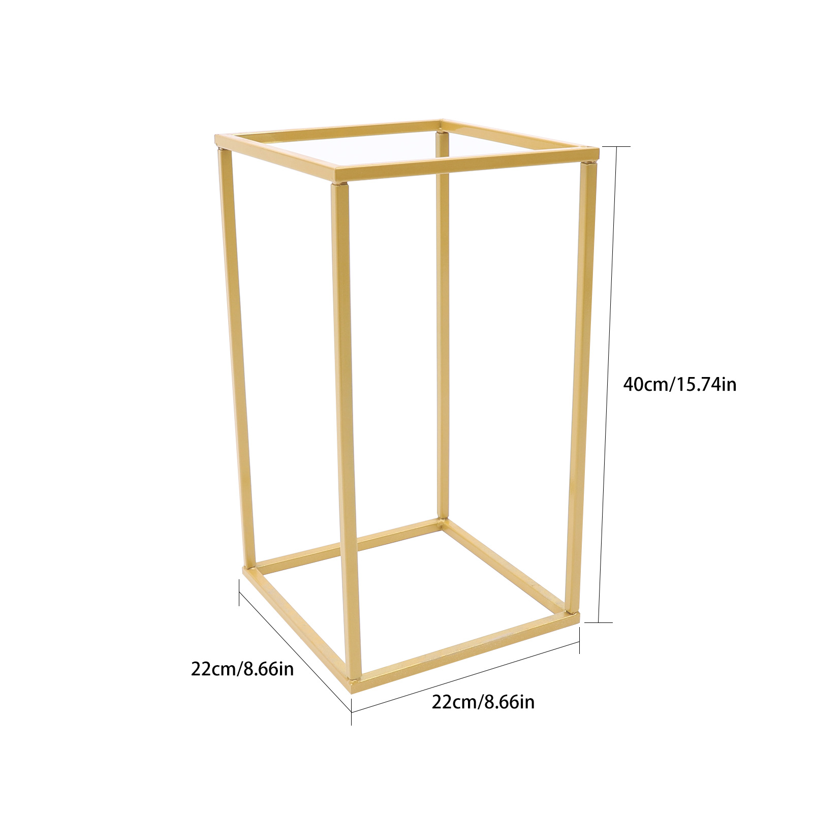 2 Stuks Metalen Bloemenstandaard Bruiloft Bijeenkomsten Party Kolom DLY Decor Frame Kolom Display Stand Vloerrekken
