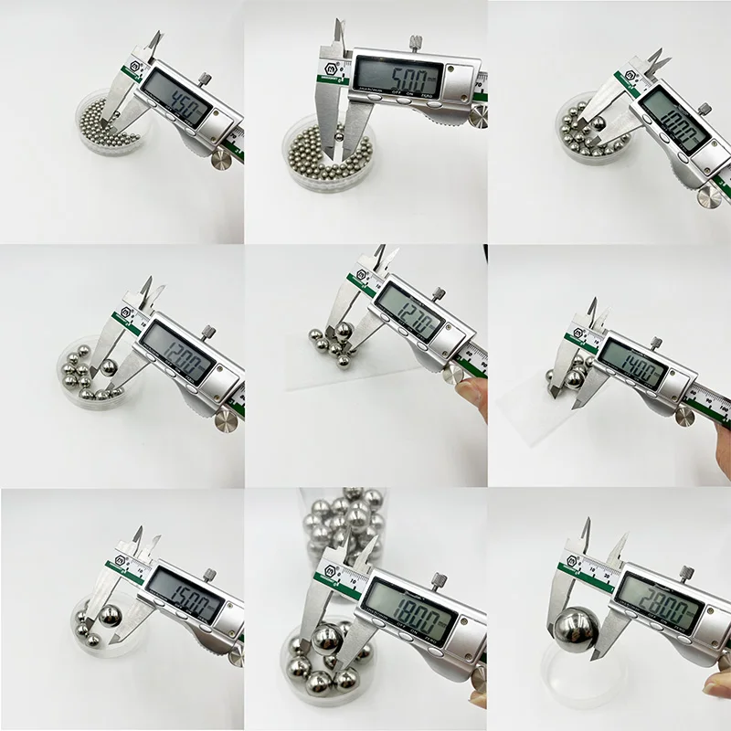 Thép Không Gỉ 304 Chắc Chắn Bóng Đường Kính 0.4-30Mm SUS Chính Xác Thép Chịu Lực Nhỏ Viên Súng Cao Su Viên Bi Tròn Mịn cầu Trượt Bóng