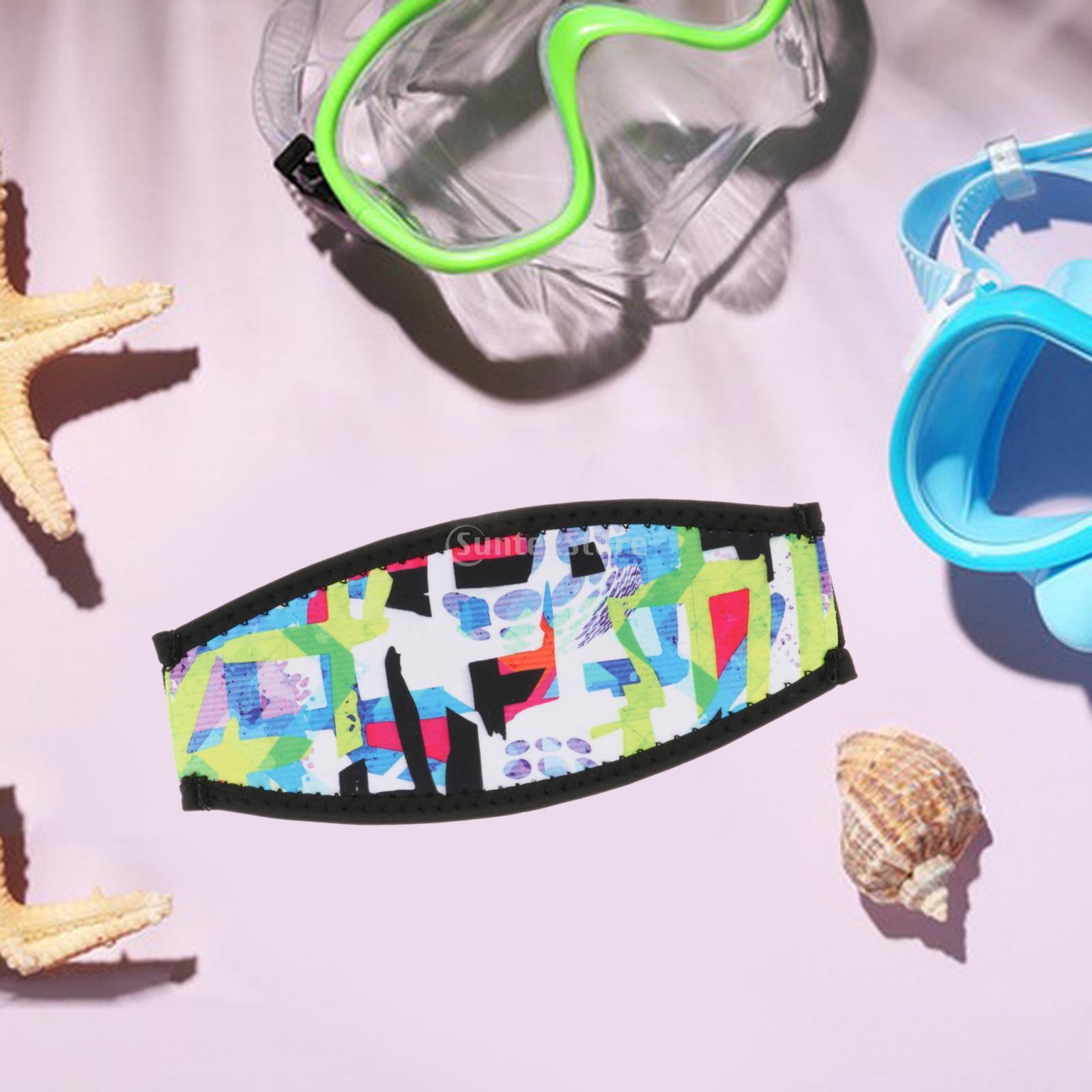 Neoprene Diving Strap Cover para homens e mulheres, alças de máscara, proteção para cabelos, mergulho, natação