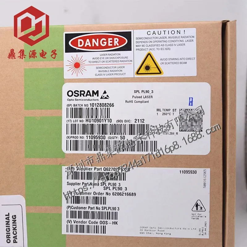 SPLPL90-3 SPLPL90 OSRAM 75W diodo laser a impulsi a infrarossi SPL PL90-3 lunghezza d'onda 905nm