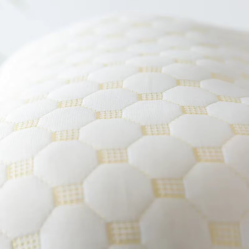 Almohada para el cuello que ayuda a dormir y protege el almohada cervical ortopédica para el hogar, almohada de masaje de SPA de fibra de soja para dormir