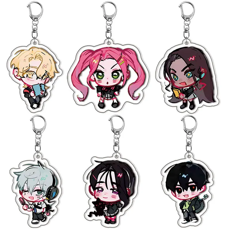 Брелки в стиле аниме Alien Stage Chibis для женщин, аксессуары, сумка Luka Ivan Till Mizi Hyuna Sua, брелоки для ключей, ювелирные изделия, подарки для фанатов