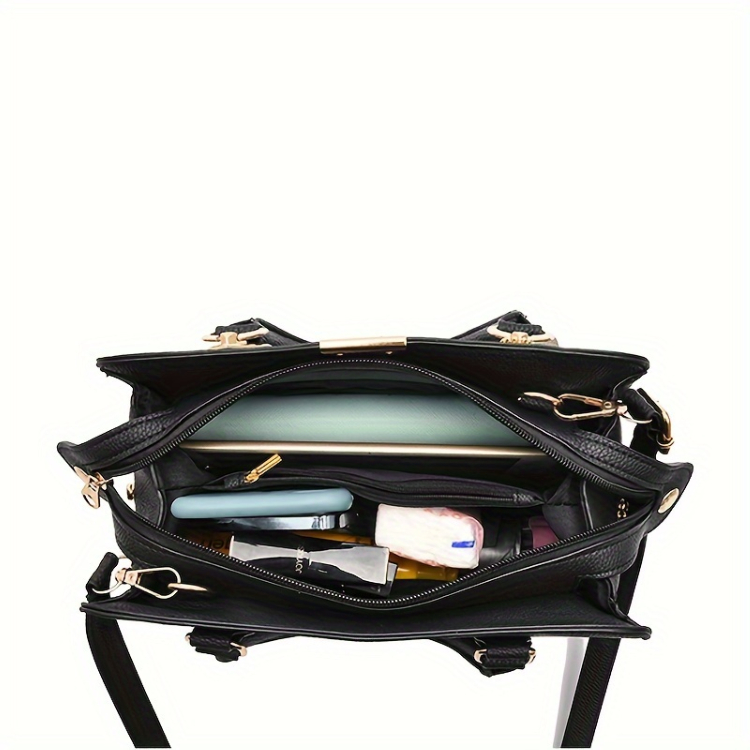 ผู้หญิงที่สง่างามกระเป๋าถือหรูหราด้านบนจับกระเป๋าแฟชั่นC Rossbodyกระเป๋าสะพาย