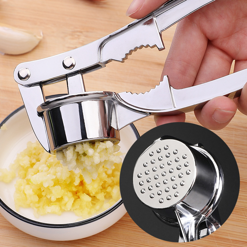 Garlic Masher Manual Masher Household Garlic Stripper Pressing Garlic Mash with Garlic Stripping Garlic Masher
