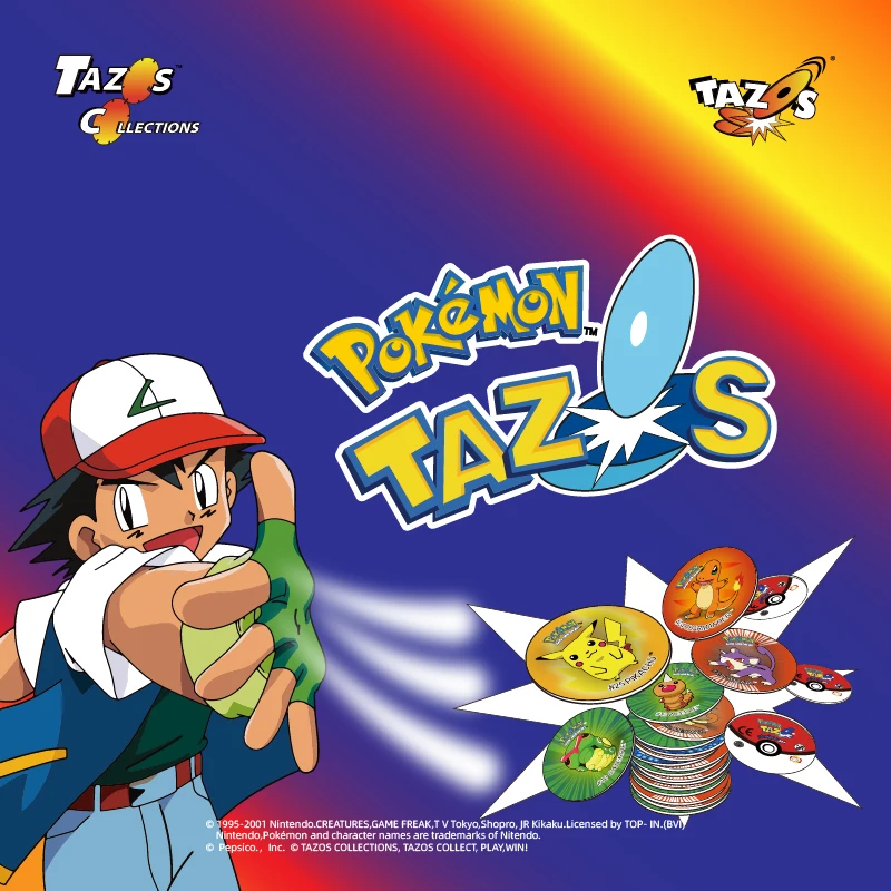 ВАЗОС ®   КОЛЛЕКЦИИ MATU TAZOS Pokemon 1,2,3 Set & 3D TAZOS Full/Complete Set 151/72/50PCS【Испания и Greece Original Edition】