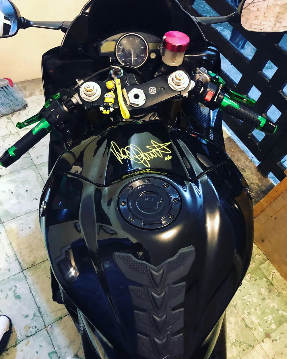 JDM 46 Rossi Chữ Ký Xe Máy Miếng Dán Phản Quang Chống Thấm Decal Ốp Lưng Trang Trí Cửa Sổ
