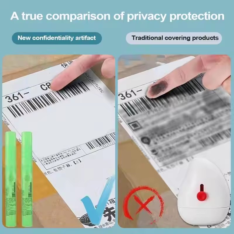 Elimination Privacy Spray Pen Thermal Paper Corrector Data Protection Privacy Protection Correction Fluid Portable Express Tool