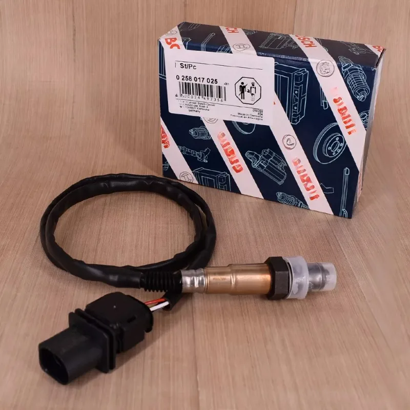 0258017025   Lsu 4.9 lambda banda larga sensor de oxigênio o2 sensor de relação de combustível de ar de alta qualidade substitui para aer 30-0300 30-4110 udo