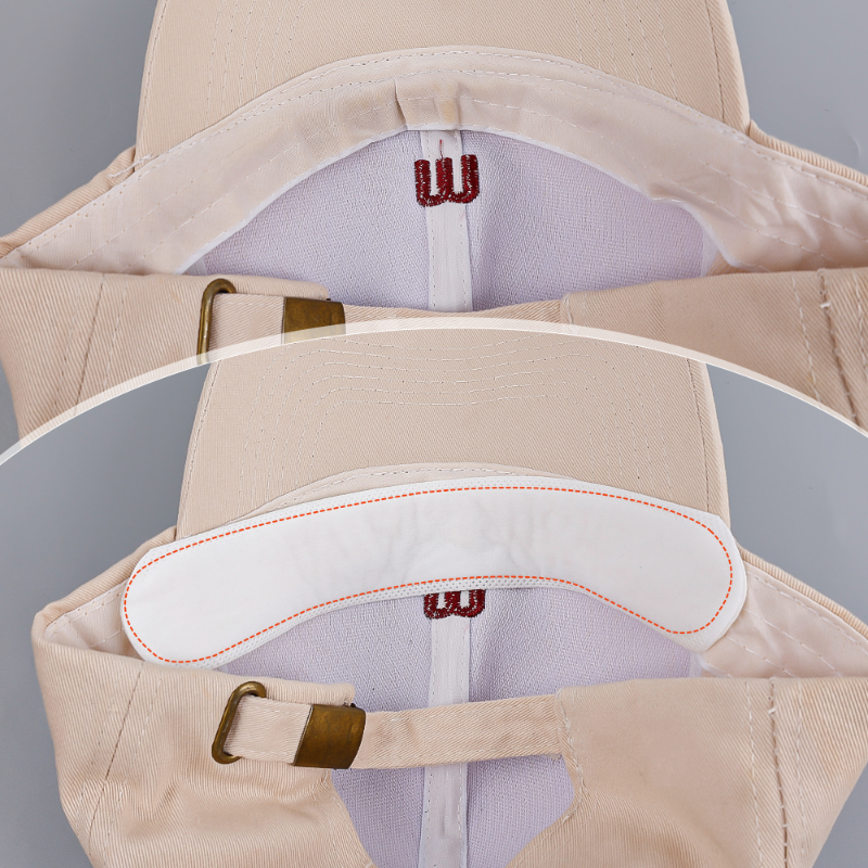 Pegatinas absorbentes de sudor para sombrero, bandas de forro para gorra de verano, banda para el sudor, visera, reductor de tamaño, tiras adhesivas absorbentes de sudor, almohadillas