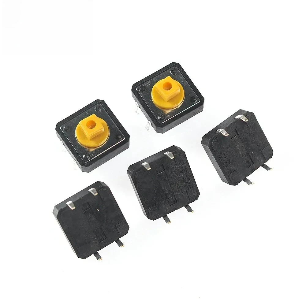 125Pcs 25Types Micro Switch Push Button Tact Switches Reset SMD DIP 2x4 3x6 4x4 6x6 DIY Assorted Kit for Electronics Projects