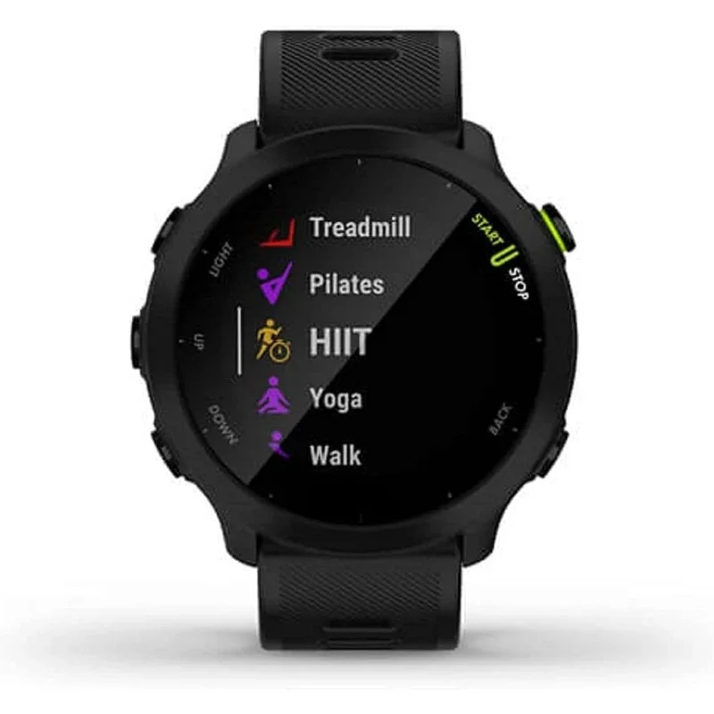 Popular Black Forerunner 55, GPS Running Watch with Daily Suggested Workouts, Up to 2 weeks of Battery Life- 010-02562-00