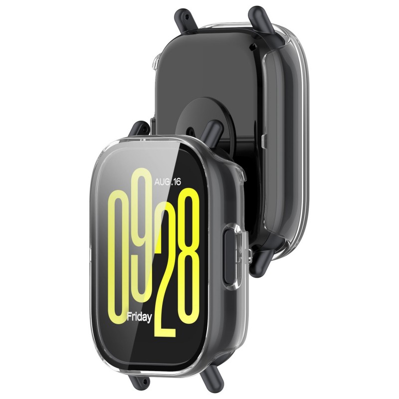 Capa de vidro temperado para redmi watch 5 active/5 lite pulseira de relógio inteligente protetor de tela película para acessórios xiaomi