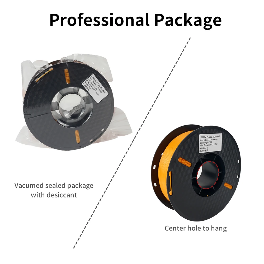 10KG PLA PETG Filament for 3D Printer Filament 1KG/Roll 1.75MM Plastic Filaments Line Up Neatly Printing Material for 3D Printer