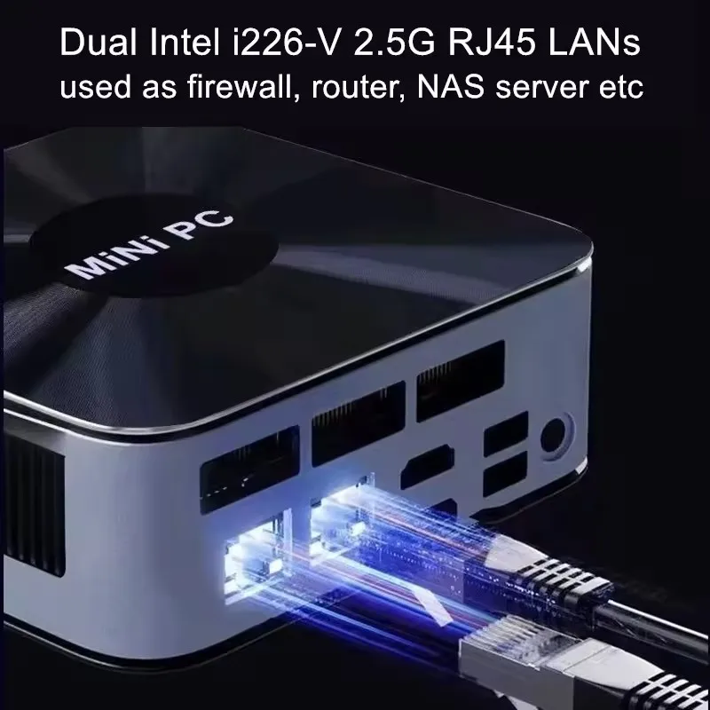 Topton D17 Solid Nuc Gaming Mini PC Intel i7 1360P/1365U ES Thunderbolt 4 2 * DDR5 2*2,5G LAN Firewall computadora Windows 11 WiFi6E