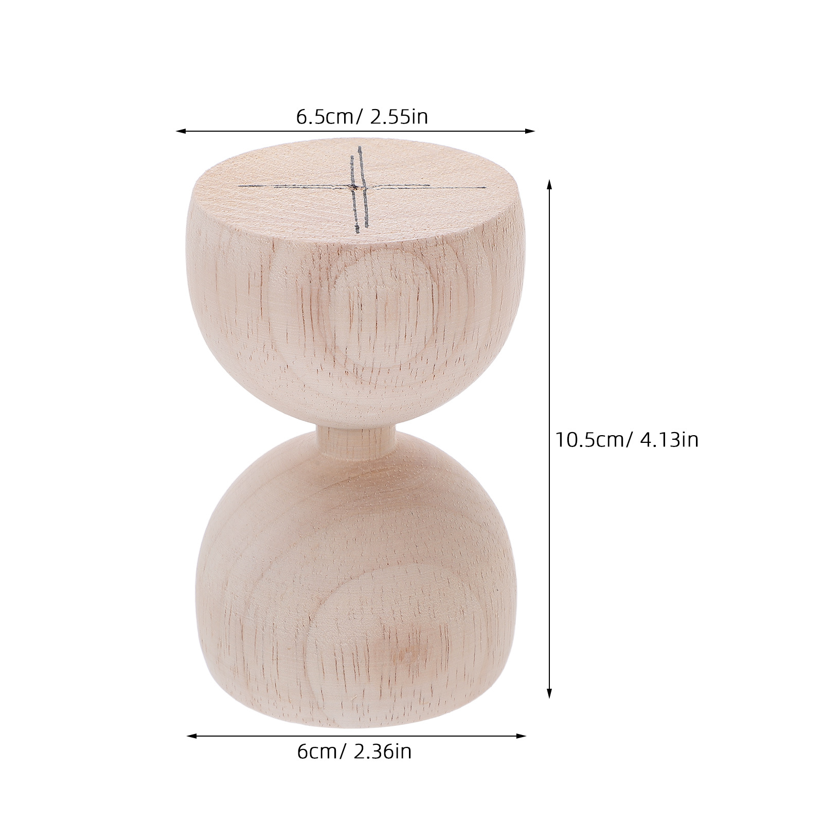2 pçs estilo europeu escada de madeira finials ampulheta design redondo pós tampas decorativas cerca post toppers casa corrimão capa