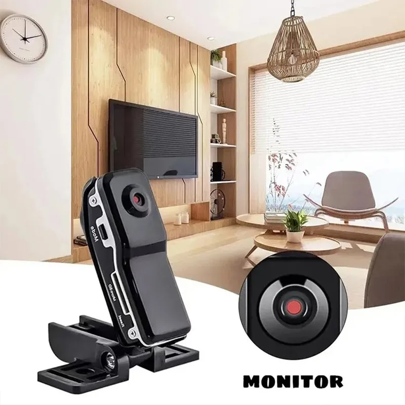 HD Mini DV Kamera Körper Camcorder Mount tragbare Video aufzeichnung Nanny Security Cam kleine Sportwagen DVR Webcam für zu Hause und im Büro