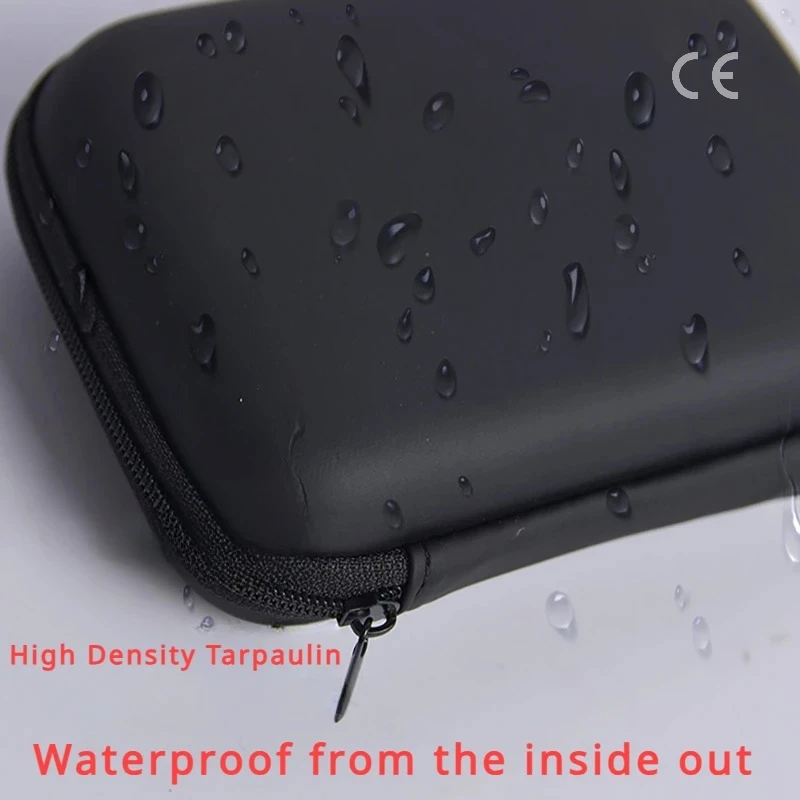 1 Pc Portable Card Storage Bag,Data Cable Packing Cube,Waterproof Headphone Storage Bag,EVA Protective Case For Travel