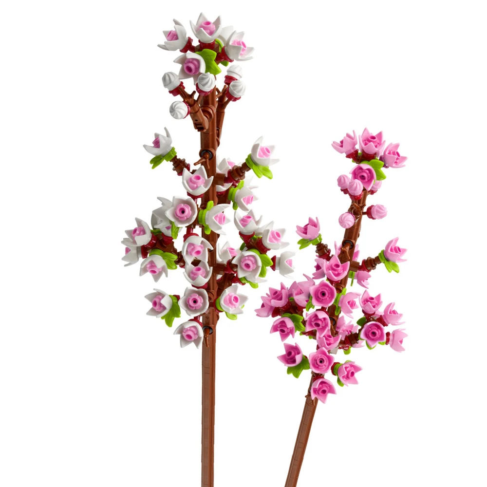ขายร้อนกุหลาบ/Tulips/Narcissus Building Blocks เด็กปริศนาของเล่นของขวัญวันแม่ความยากสูง Splicing 40460 40461
