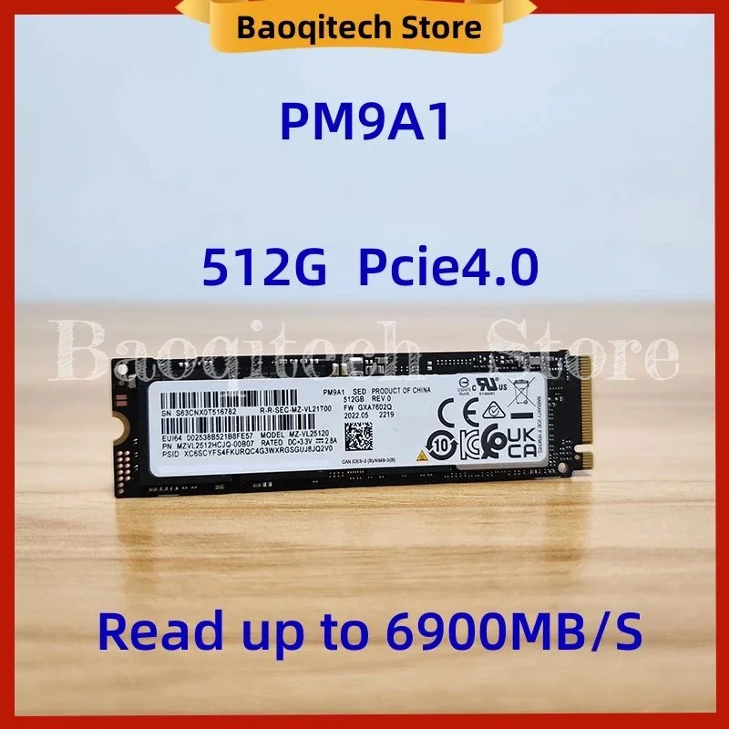 NEW  PM9A1 1TB 512GB  2280 NVME PCIE4.0 M.2 1024GB  Computer M.2 SSD Solid State Drive FOR Samsung