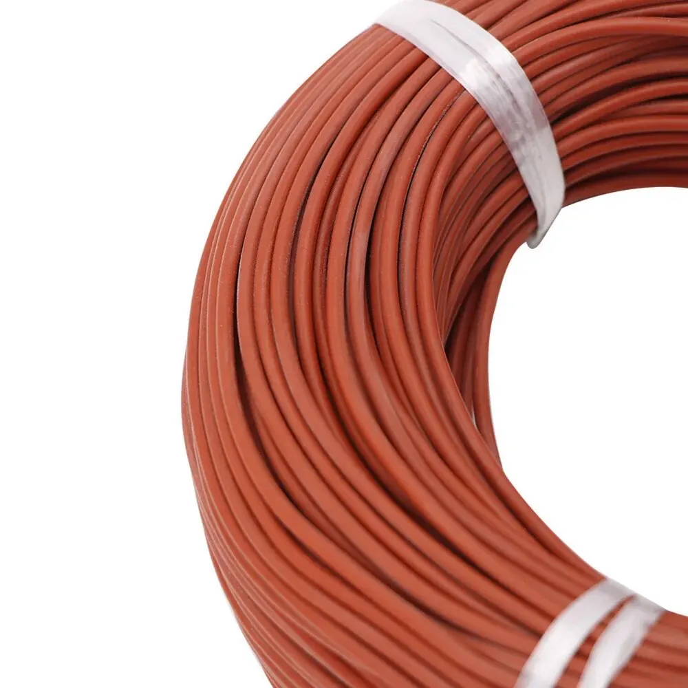 MINCO ความร้อน 5 ~ 100M อินฟราเรดคาร์บอนไฟเบอร์ความร้อน 12K 33ohm ขดลวด 3 มม.± 0.2 สายสําหรับระบบทําความร้อนพื้น