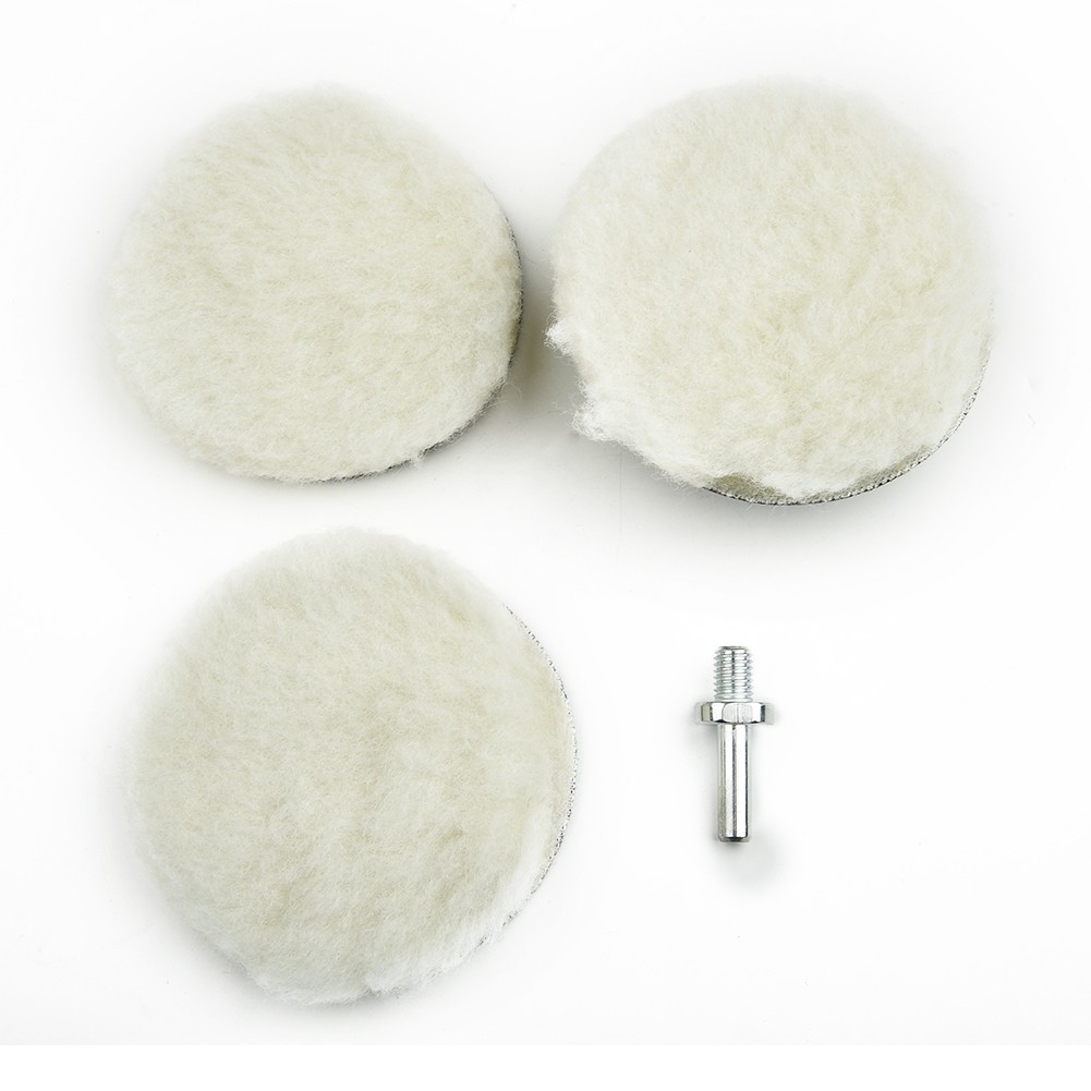 5 pezzi da 4 pollici floccaggio disco abrasivo gancio e anello supporto tamponi per lucidatura ruota per lucidatura in lana per lucidatrice per trapano elettrico