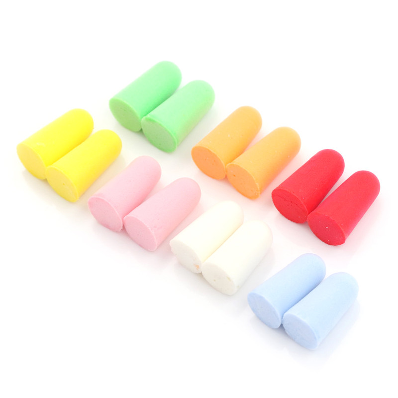 Tapones para los oídos de espuma de PU, antiruido, antirronquidos, cómodos para estudiar y dormir, 10 pares, nuevos