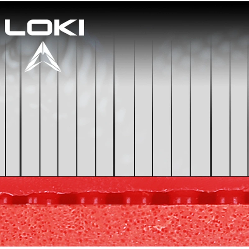 LOKI ARTHUR CHINA Table Tennis Rubber Super Sticky Original WANG HAO LOKI ARTHUR Pimples In Ping Pong Rubber with Orange Sponge