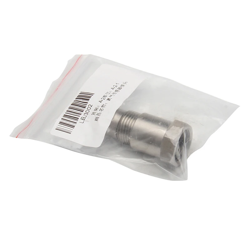 Adaptador do sensor do oxigênio do aço inoxidável, espaçador do sensor do O2, conversor catalítico do Bung, luz da verificação do motor, M18 X 1.5, 1PC