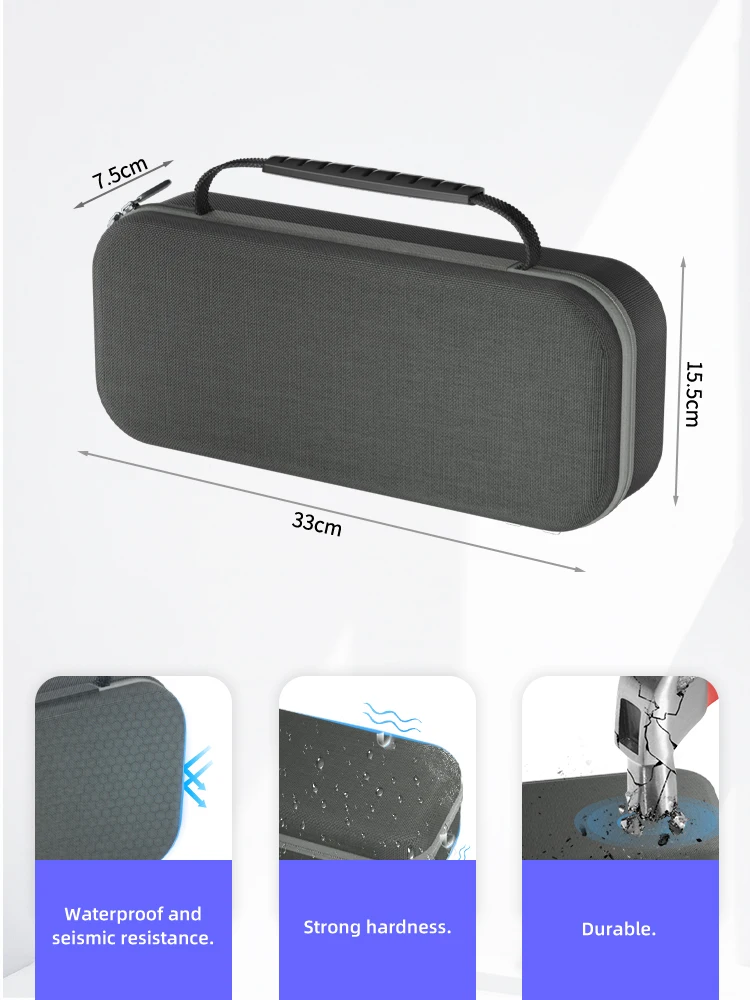 EVA Protective Case For PS Portal Game Console Portable Bag Storage Travel Shockproof Handbag Box Bag Accessories For PS Portal