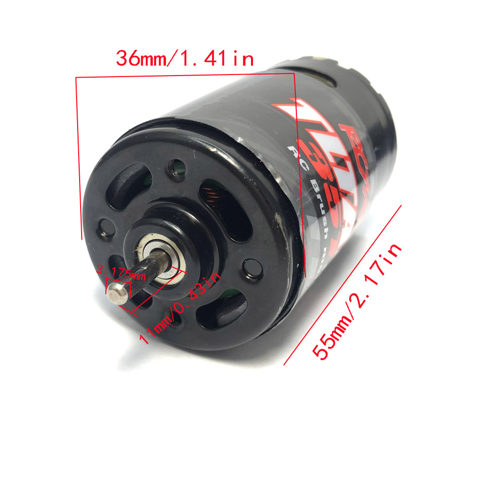 YSIDO 550 Combo Bürstenmotor 60 A Regler für 1:10 RC Crawler Axial SCX10 AXI03007 JL 90046 Traxxas TRX4 TRX6 RC Auto Boot Teile