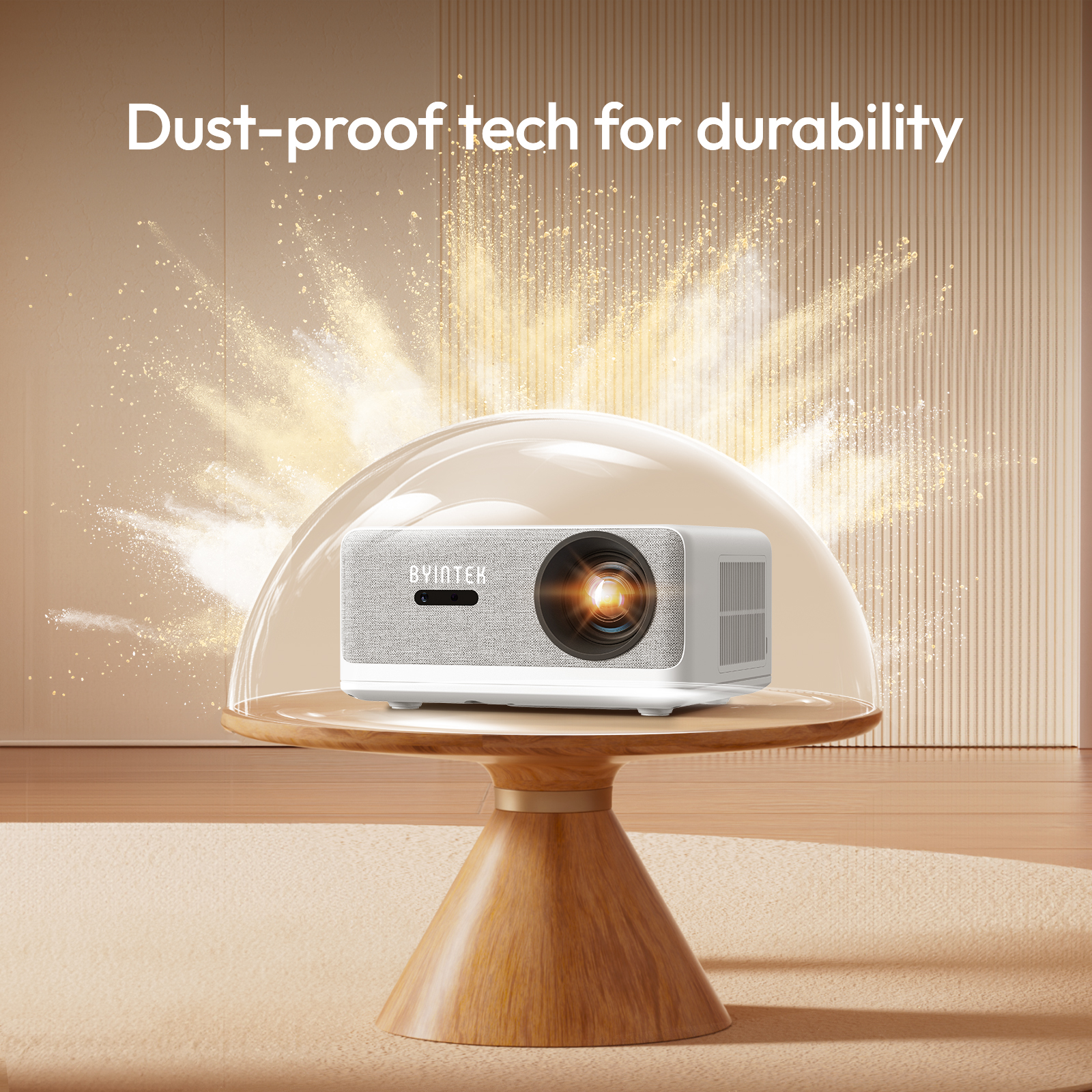 Byintek-フルHD1080pプロジェクター,4K,Bluetooth,wifi 6互換,LOVE-U14 ANSI,オートフォーカス,ホームシアター,1080