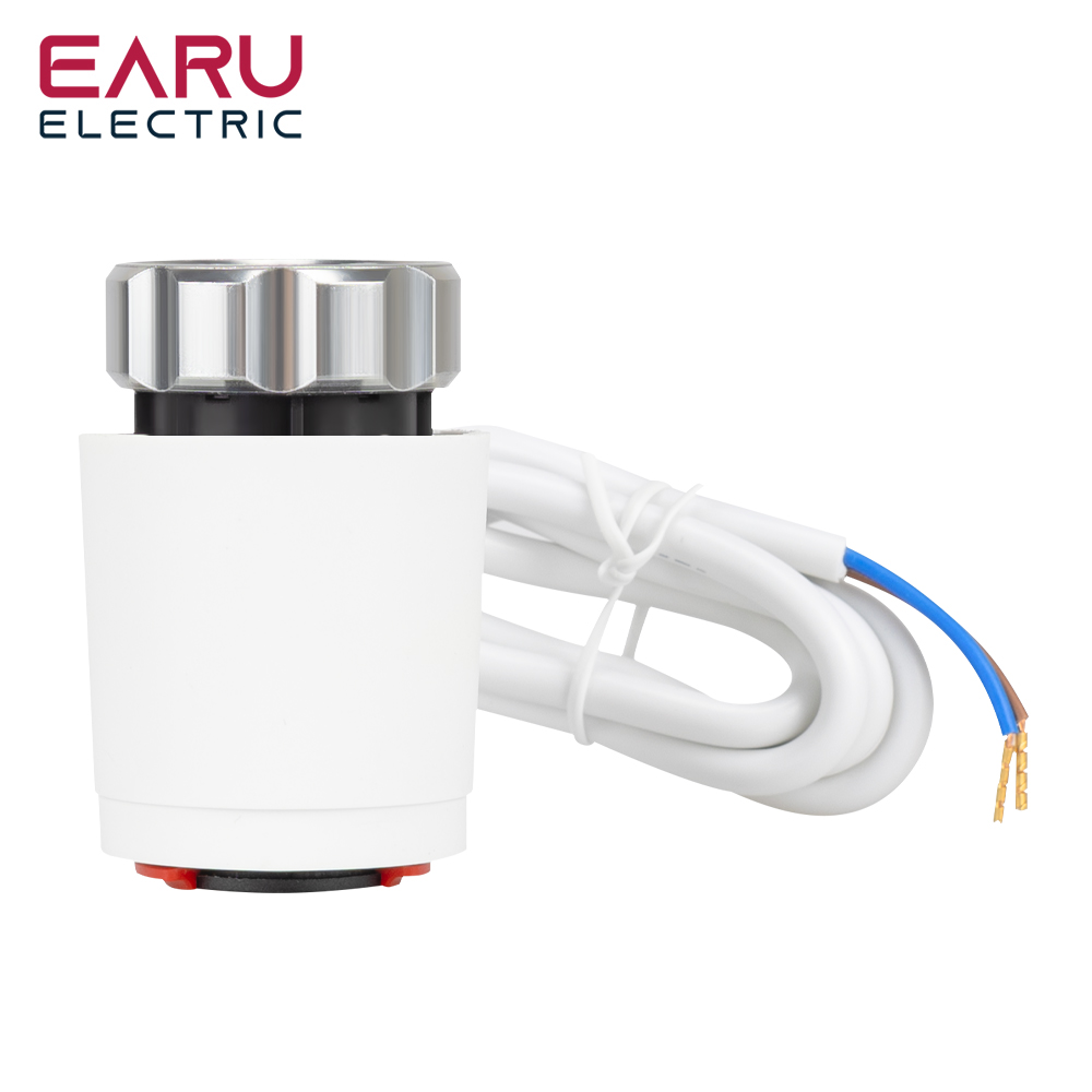 1/5/10 Pcs AC 230V ปกติปิด NC M30 * 1.5 มม.ไฟฟ้าตัวกระตุ้นความร้อนสําหรับ Underfloor เครื่องทําความร้อน TRV วาล์วหม้อน้ํา Thermostatic