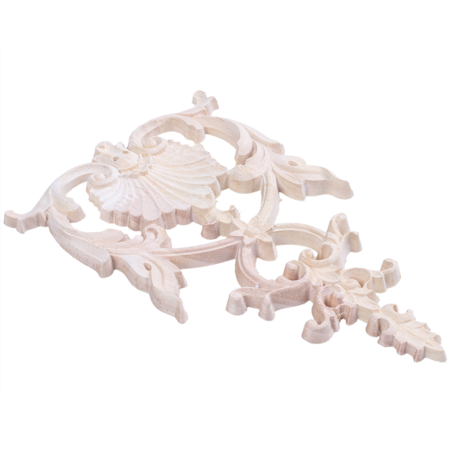 1X Vintage-Möbel aus Gummiholz mit geschnitzter Applikation