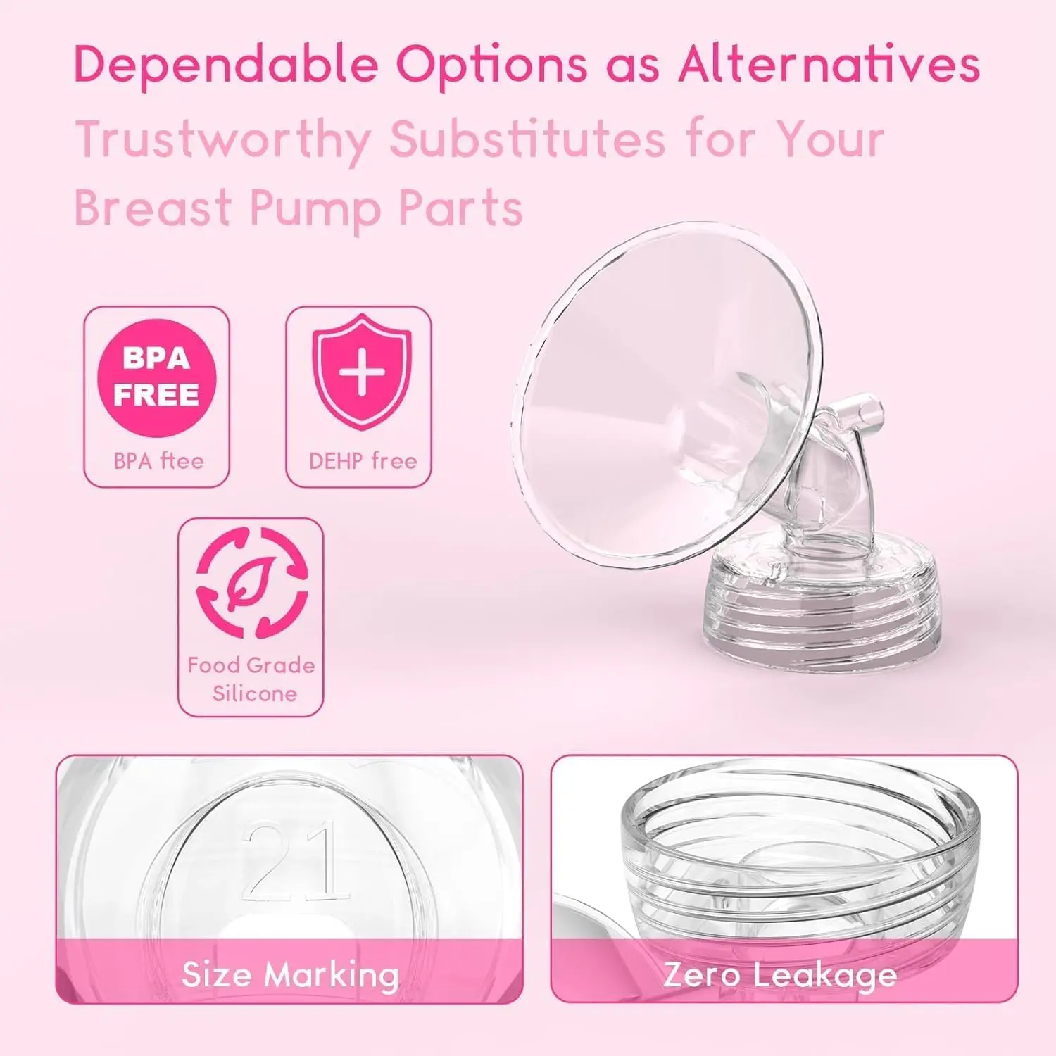 Kit completo para peças da bomba tira leite Spectra compatível com Spectra S1/S2/9 Plus, acessórios não originais, conjunto completo de substituições