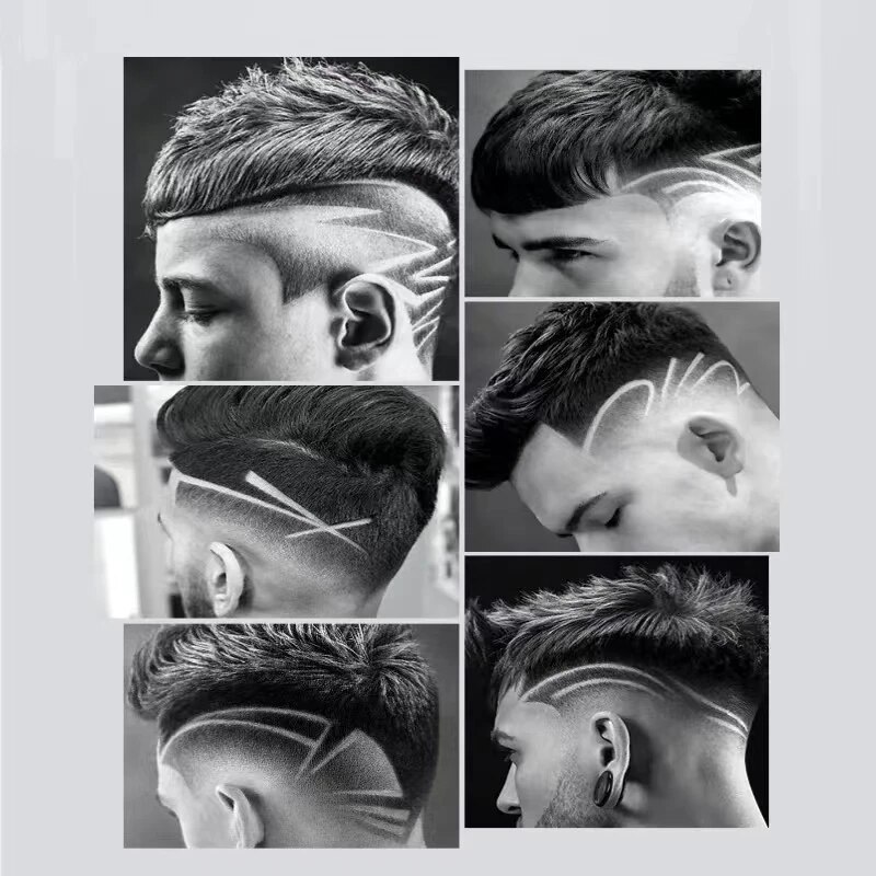 Kemei KM-1071 전기 이발기 UBS 충전식 무선 수염 트리머 남성용 강력한 전기 이발기 트리밍 도구