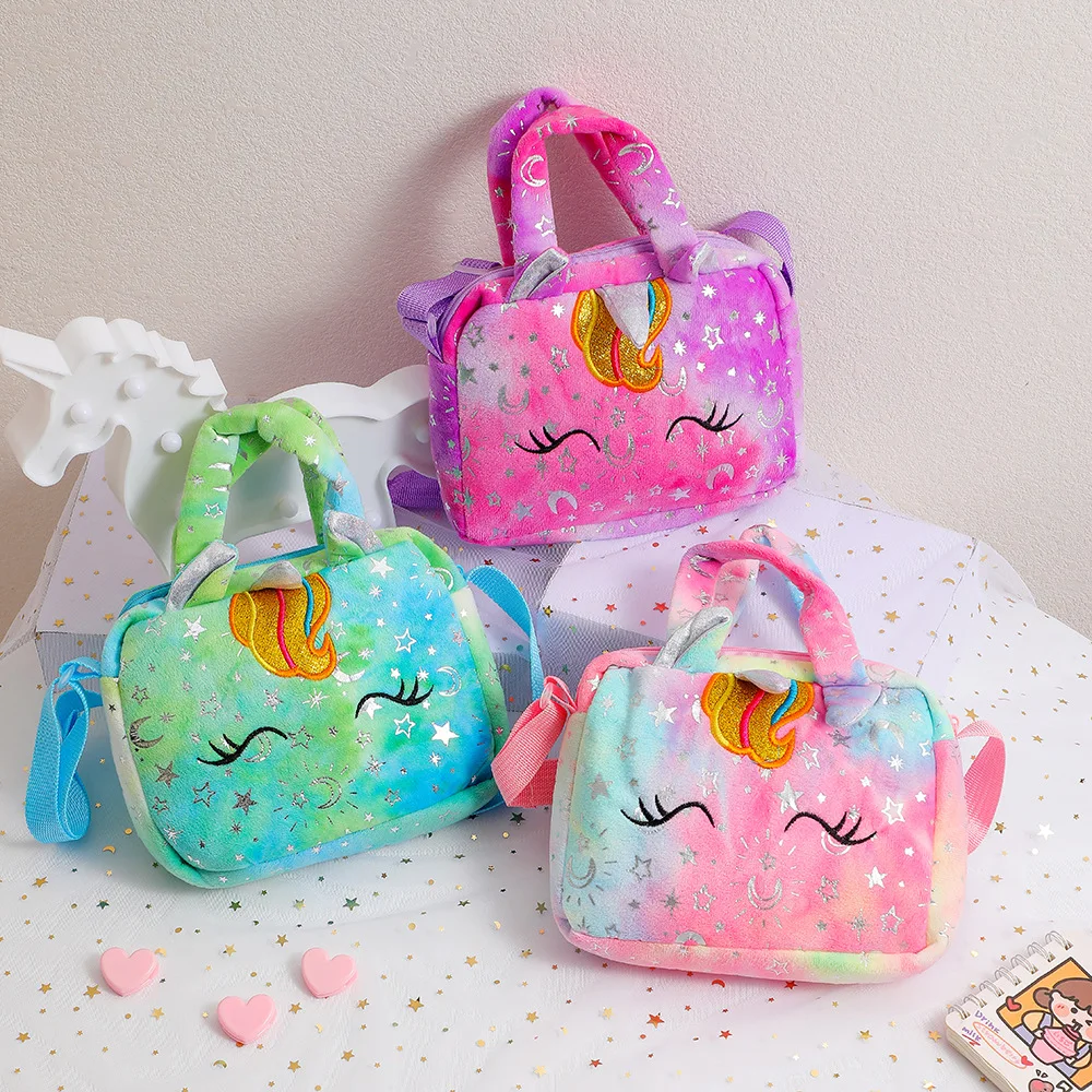 Sweet Unicorn กระเป๋าถือสําหรับสาวน่ารักเด็ก Crossbody กระเป๋าเด็กของขวัญสาวน้อยกระเป๋าเล็ก