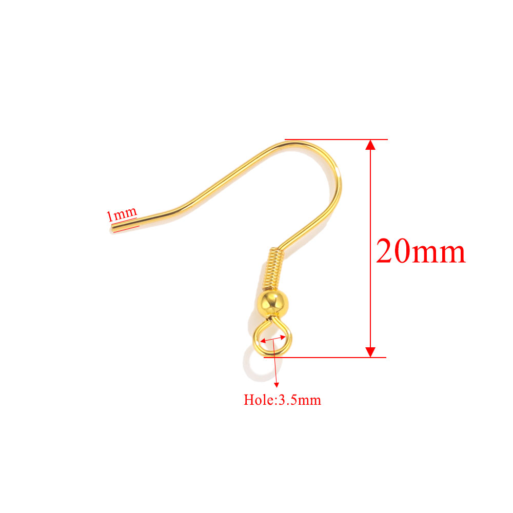 ステンレス鋼のイヤリング,フック,クラスプ,イヤーワイヤー,DIY,ジュエリー素材,パーツ,アクセサリー,ピース/ロット
