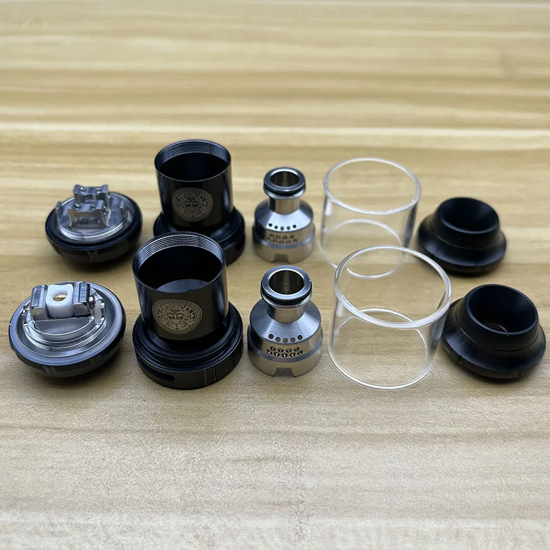 Vape Zeus X RTA Zeus x Mesh RTA Atomizador de tanque 3,5/4,5 ml Ni80 Tanque reconstruible de doble bobina Atomizador de cigarrillo electrónico