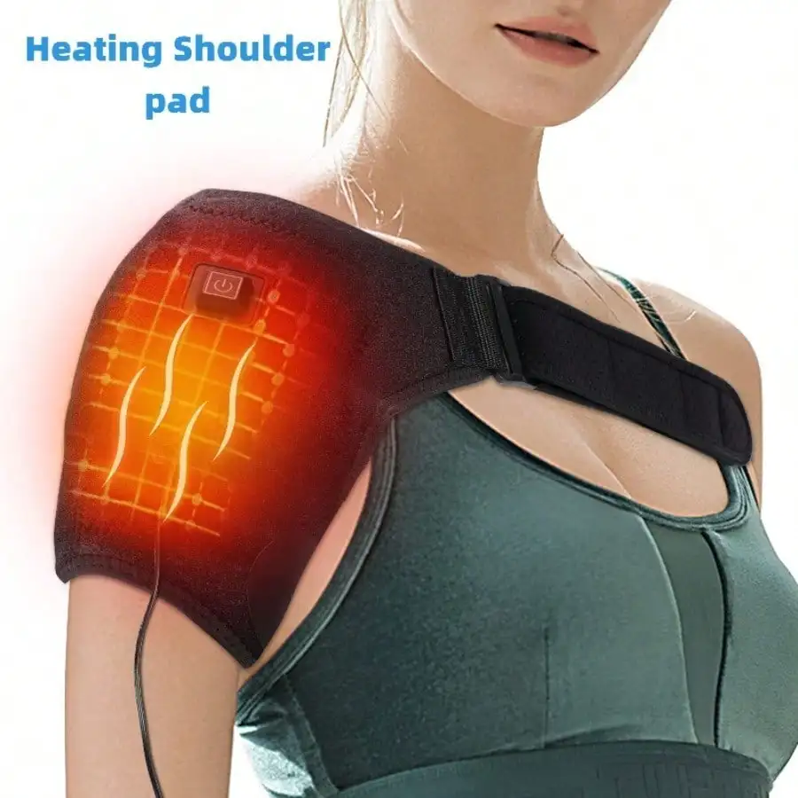 Elektrische Heizung Beheizte Schulter Brace Wrap Schulter Massage Unterstützung Gürtel Strap Für Arm Schulter Fitness Brace Warm Halten